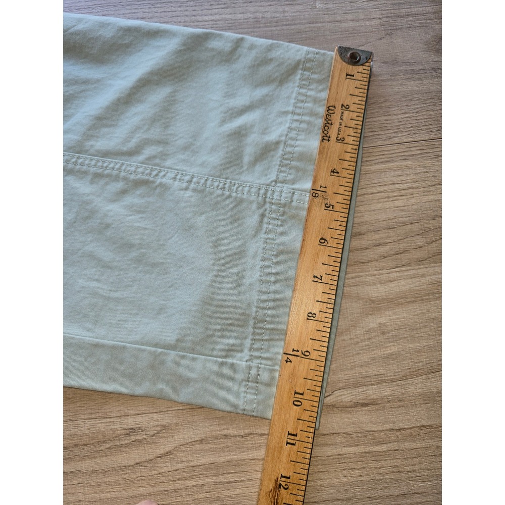 A New Day Women Wide Leg Cargo Pants Sage Green High Rise Size 8 vacation resort - Picture 7 of 10